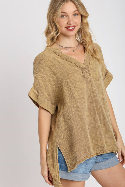 breathable cotton top