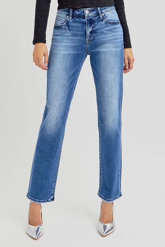 Cotton blend women’s mid-rise ankle tapered jeans – flattering, versatile denim for everyday and evening looks